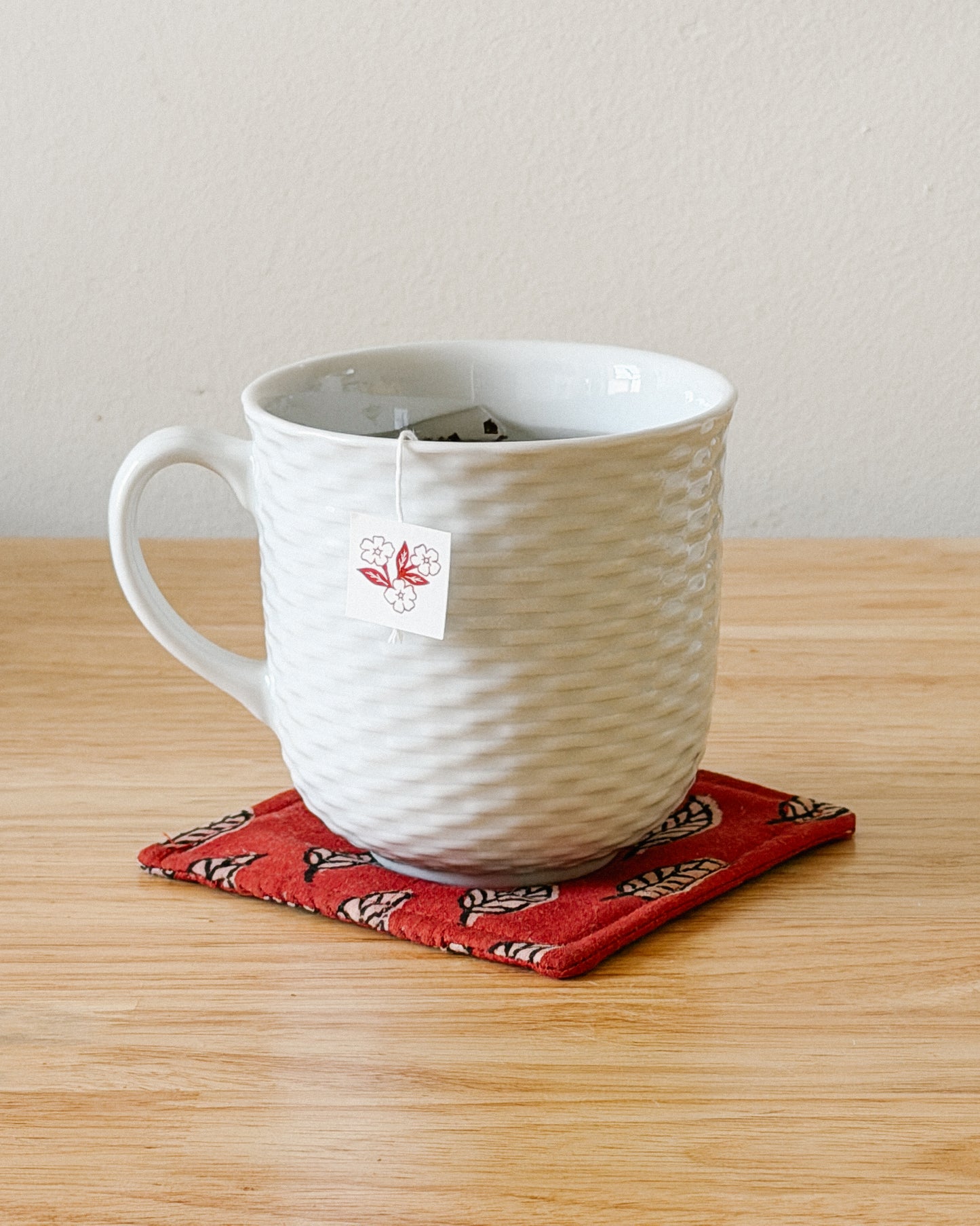 Cotton Block Print Coaster